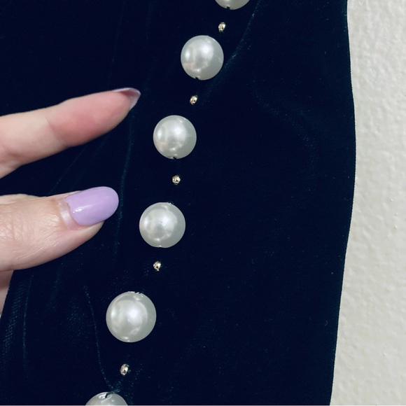 Vintage Velvet Cocktail Dress - Picture 4 of 8